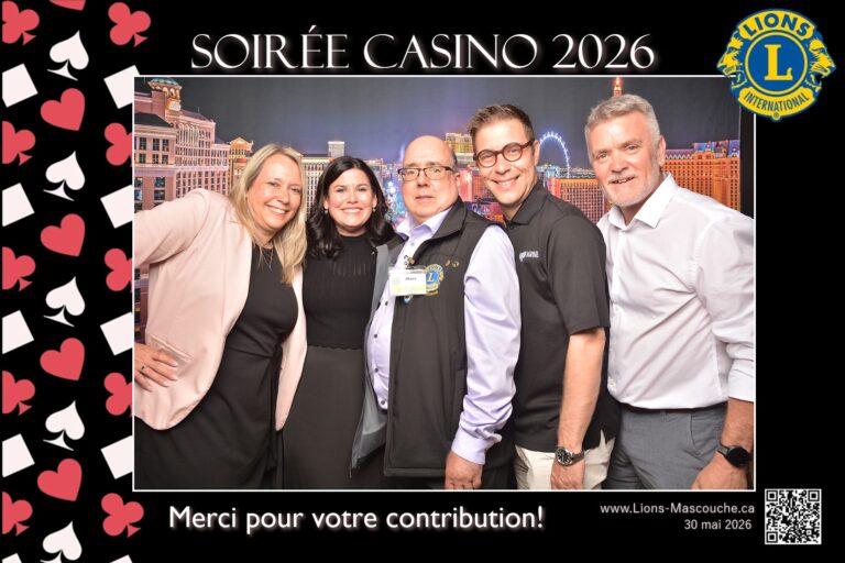 8500$ amassé lors du Casino 2026!